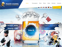 Tablet Screenshot of hockey.praguesbarrel.eu